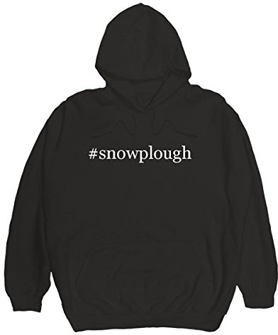 Radioactive Trends #snowplough - Men's Hashtag Pullover Hoodie, Black, X-Large