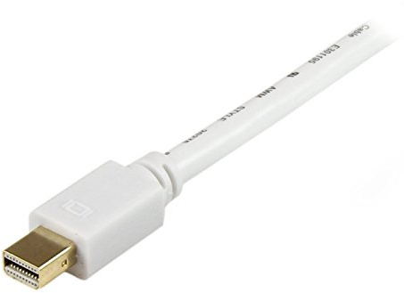 StarTech.com Câble Mini-DisplayPort vers VGA - Câble/Cordon Adaptateur Actif d'Écran Mini DisplayPort vers VGA de 91 cm - Convertisseur Vidéo mDP vers VGA pour Mac/PC 1920 x 1200 - Blanc (MDP2VGAMM3W)