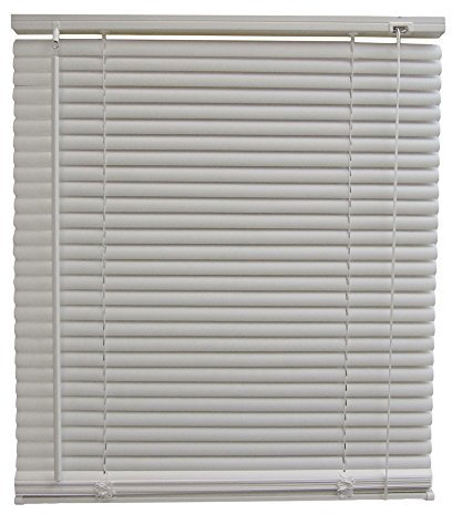 Original Easy-Shadow Kunststoff PVC Jalousie Jalousette Breite 120 x 160 cm Höhe in Farbe weiß - Lamellenbreite 25 mm