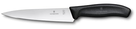 Victorinox Swiss Classic, coltello per sfilettare da cucina con lama normale in acciaio inox da 15 cm, nero