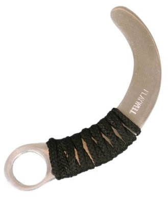 Playwell poignard d'entrainement Karambit arts martiaux non aiguisé entrainement - NO12