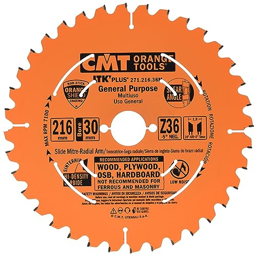 CMT ORANGE TOOLS 271.216.36M - KREISSÄGEBLATT (ULTRA ITK) 216X1.7X30 Z=36
