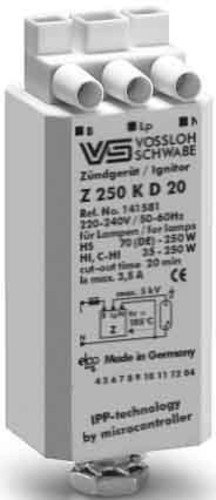 VS Vossloh Z150 Z250 K IPP 35 50 70 100 150 250 Watt CDM HCI HQI NAV SON