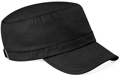 Beechfield - Casquette Militaire - Adulte (Taille Unique) (Noir)