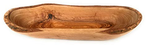 Bandeja para servir pan de madera de olivo 30 cm