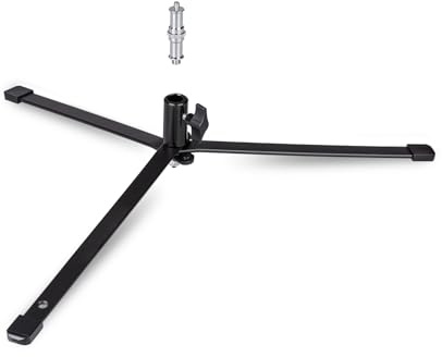 Walimex 19629 tripode Universal 3 Pata(s) Negro - Trípode (Universal, 3 Pata(s), 12 cm, Negro, 1/4, 3/8, 750 g)