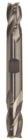 Drill America 9/16 High Speed Steel 4 Flute Double End End Mill, DWC Series