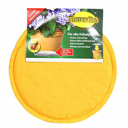 FlowerPad Original 40 cm Profi Drainage für Pflanztöpfe + Übertöpfe – Staunässe-Schutz – Made in Germany