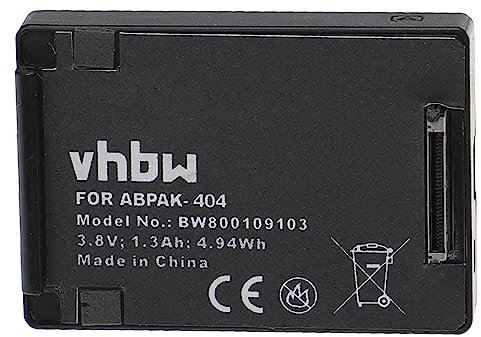 vhbw Batterie Compatible avec GoPro Hero 3+, 4 Black, 4 Silver, 4 Surf, 4 Music Edition caméra vidéo caméscope (1240mAh, 3,8V, Li-polymère)