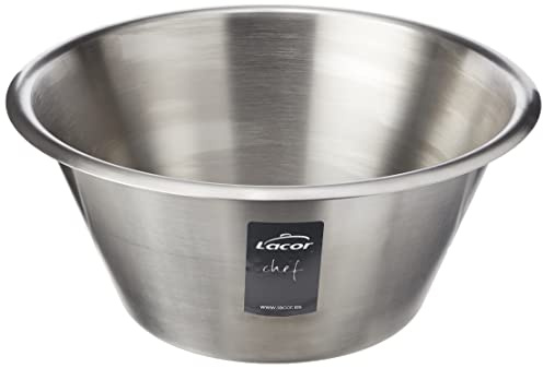 Lacor 60032 - Fuente Honda Conica Acero Inoxidable 32 cms - Uso Profesional | En acero inoxidable, para servir y presentar en mesa; ideal para cocina profesional y uso diario en casa, versátil y duradero