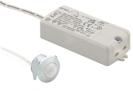 Leyton Lighting PIR Sensor Switch (SENTIM, 2.5m range, adjustable time delay)