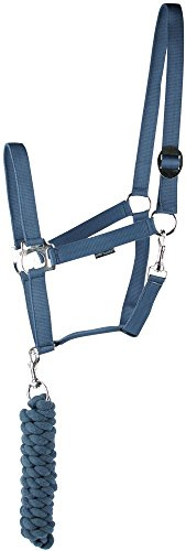 Harry's Horse Halfterset Initial, Farbe:Navy, Größe:Pony