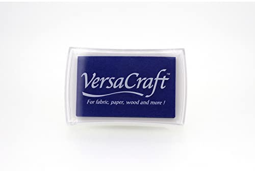 Tsukineko VersaCraft Stempelkissen, Synthetic Material, blau, 9.7 x 6.2 x 1.8 cm