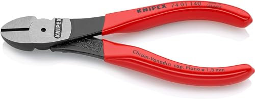 KNIPEX Pince coupante de côté à forte démultiplication gainées en plastique 140 mm, 74 01 140