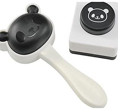Hwydo DIY Bento Panda Forme Sushi Maker Mould boule de riz Onigiri Moule avec Nori Coup de poing
