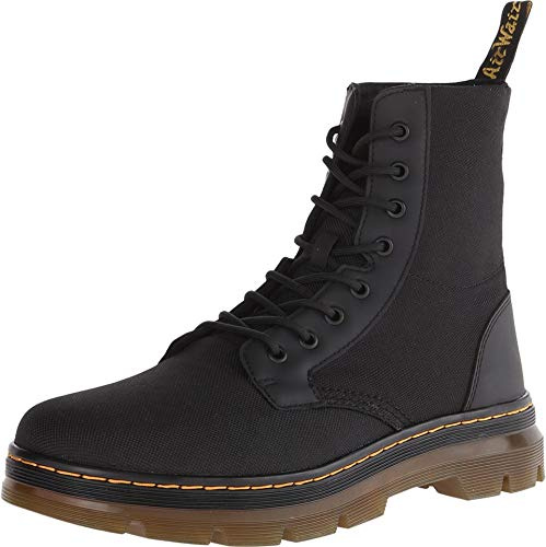 Dr. Martens Combs CorduraRubbery Bottes et Bottines Unisexe pour Adulte, Noir, 41 EU
