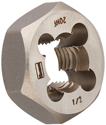 Irwin Tools 9445 - Troquel hexagonal NF de 1/2 pulgada x 20 pulgadas, paquete de 1