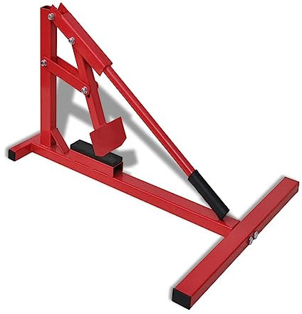 vidaXL Décolleur pour Pneu de Moto Professionnel Rouge Démonte Pneu pour Moto