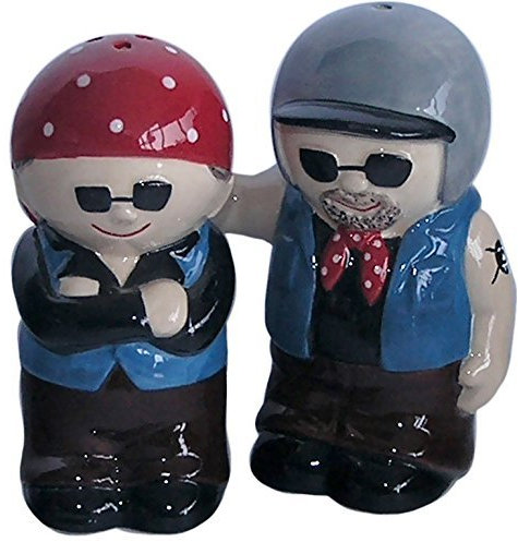 Biker Couple Salt & Pepper Set