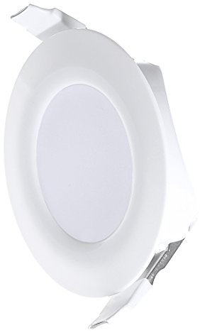 7er Set LED Bad-Einbaulampe Karl/Sehr Flach / 230Volt / IP44/ Farbe: Weiß/Lichtfarbe: Neutralweiß / 6Watt / 450lm / 4000K