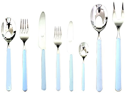 Mepra SPA 10A622074 Ménagère de 74 Pièces Millenium Bleu Ciel