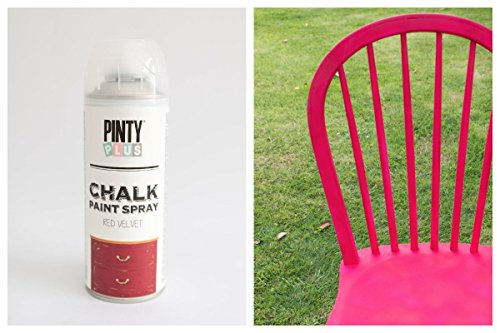 Pintyplus Chalk Sprühfarbe 400ml - ROT SAMT, 0,6