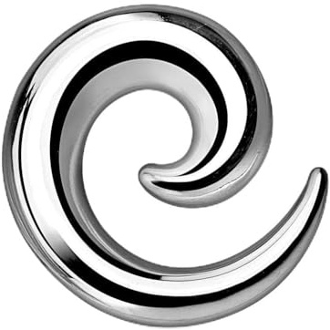 Tapsi´s Coolbodyart® Dehn Spirale Edelstahl Chirurgenstahl 316L Regenbogen 8mm
