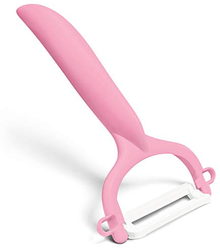 Kyocera Advanced Ceramic Horizontal Y Peeler, Pink