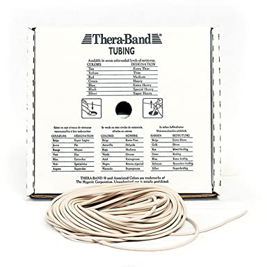 THERABAND Widerstandstrainer Tubing 30,50 m 30,50 m, Beige | Sehr leicht, OneSize