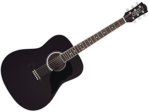 EKO GUITARS - Ranger 6 Black, Akustikgitarre der Ranger-Serie, Farbe: Schwarz