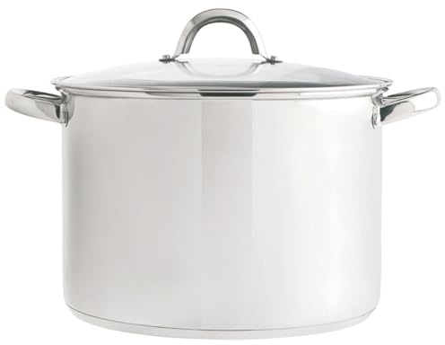 Quid Olla Inoxidable Ottawa de Acero Inox 26cm - 10l | Acero, Acero Inox, forma redondo, acabado metalizado, 26cm - 10l