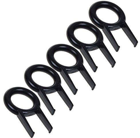 Cuziss Pack of 5pcs Black Color Rounded Key Puller Keycap Puller/Key Cap Remover Tool for Mechanical Keyboard…