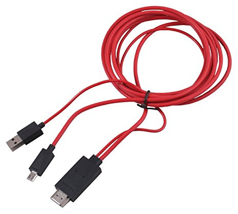 Adaptateur MHL Micro USB 5 broches vers HDMI HDTV 1080p pour Samsung Galaxy S2 i9100 N7000 i9220 HTC One Sony Xperia Z1 Z2