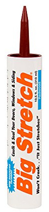 Sashco 10012 10.5oz Sashco Sealants 10.5-Ounce Redwood Big Stretch Caulk & Seal, 10.5-Ounce