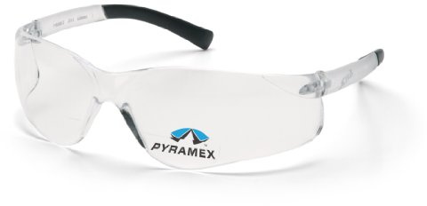 Pyramex Safety Ztek Readers S2510R20 rahmenlose komfortable Schutzbrille mit integrierter Lesebrille/Weitsichtstärke +2.0 / farblose Sichtscheiben