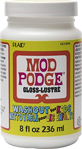 Mod Podge PECS11294 Wasserbasierende Versiegelung Kleber und Finish, Synthetic Material, weiß, 5.8 x 5.8 x 9.7 cm