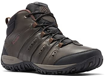 Columbia Woodburn 2 Chukka WP Omni-Heat, trekking shoes Uomo, Cordovan/Garnet Red 2023, 44.5 EU