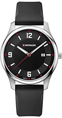 Wenger HerrenArmbanduhr Analog Quarz Silikon 01.1441.109