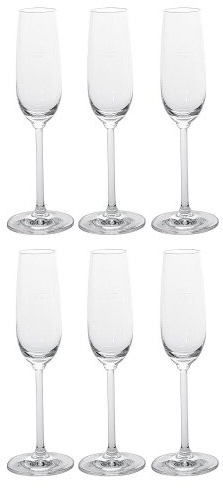 Rastal Sektglas Piacenza, 6er Karton, 0,1 Liter geeicht