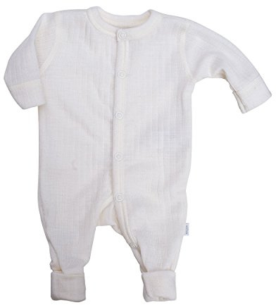 Joha Baby Overall, Wolle Natur (80 9-12m, Weiß)