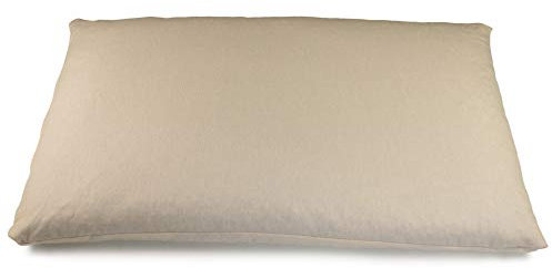 Bio-Hirsekissen 40x60cm, Baumwoll-Flanell + Hirse aus kontrolliert biologischem Anbau, + zus. Inlett - ungefärbt und ungebleicht - Kopfkissen, Schlafkissen