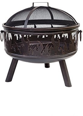 Buschbeck Feuerstelle, Feuerkorb Wildfire, bronze, 61 x 61 x 61 cm, 90149.000