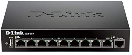 D-Link DSR-250 router cablato Gigabit Ethernet
