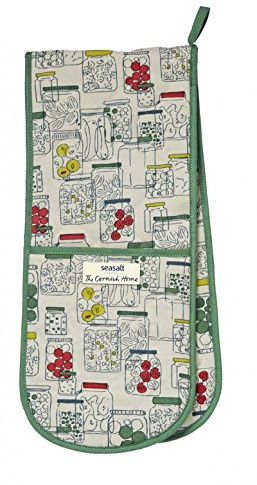 Ulster Weavers Seasalt Jam Jars Double Oven Glove - The Cornish Home