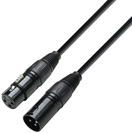 Adam Hall Cables 3 STAR DMF 0600 DMX Kabel 3-Pol XLR Female auf 3-Pol XLR male | 6 m