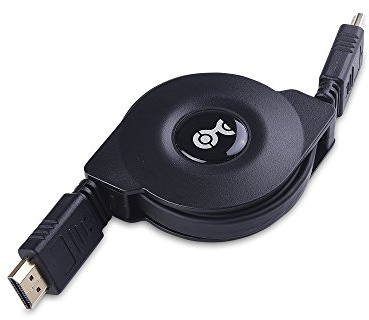 Cable Matters Infällbar HDMI-kabel med HDR och 4K 60Hz upplösningsstöd - 3,3 fot