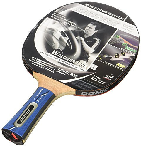 Schildkrot Donic Waldner 800 Bordtennisfladdermus – svart/grå, 26 cm
