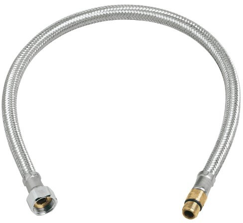 GROHE Druckschlauch M12 x 1, 530 (Herstellergarantie: 5 Jahre), Chrom, 46322000