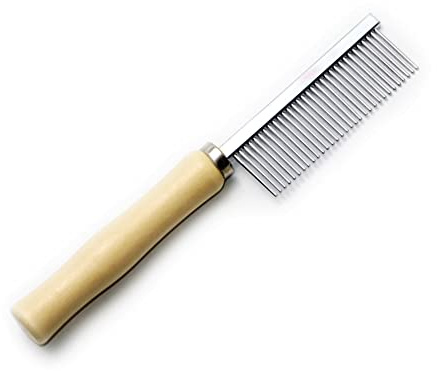 Wooden Handle Grooming Comb for Dogs Cats Pet