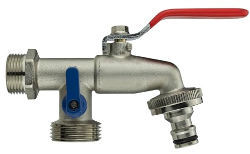 Bradas GKK0512 Double Tap 1/2 x 3/4 x 3/4 Inch, Silver, 3 x 5 x 2 cm